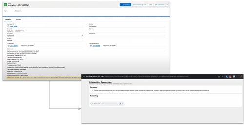 AI summarization in external CRMs